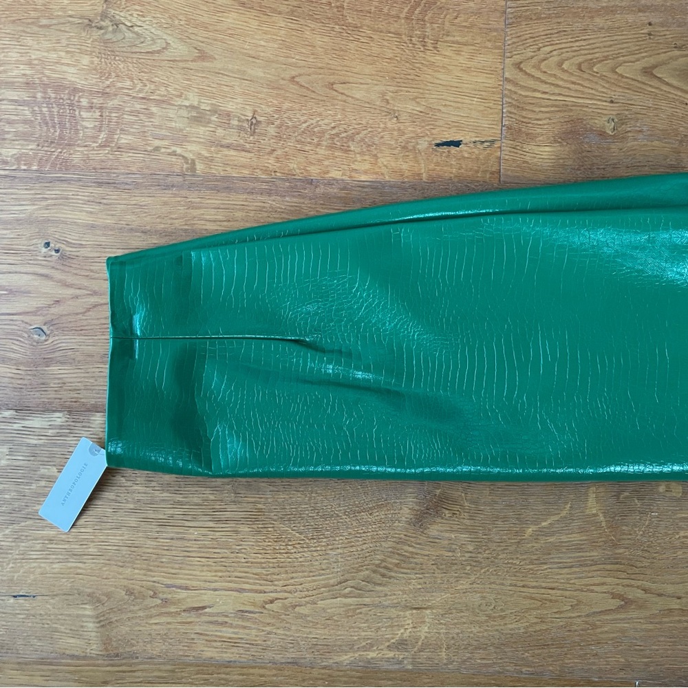 Anthropologie Porridge Kelly Green Skirt Size Medium - Picture 3 of 5